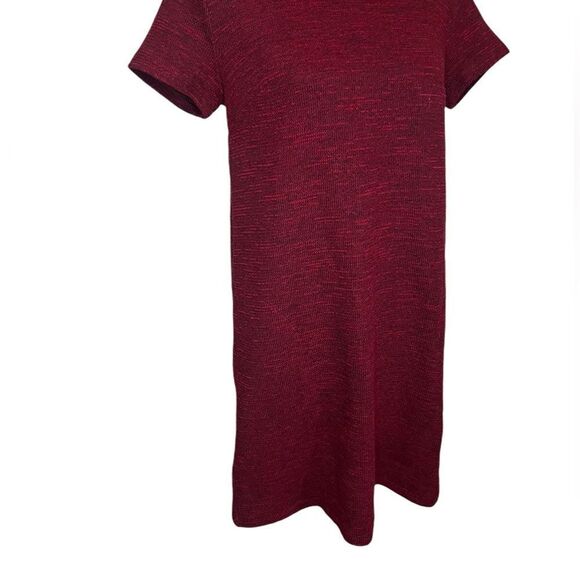 LOFT RED SHIFT KNEE LENGTH BOW TIE BACK CLASSIC & COMFY WOMENS DRESS SIZE 8 - Picture 6 of 9